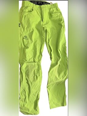 Kailas Womens Hiking Climbing Pants Lightweight Trousers Outdoor Small Yellow